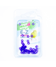 elastische vogelringen ø 3 mm (verkrijgbaar in verschillende kleuren)