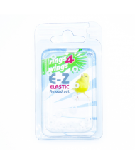 elastische vogelringen ø 3 mm (verkrijgbaar in verschillende kleuren)