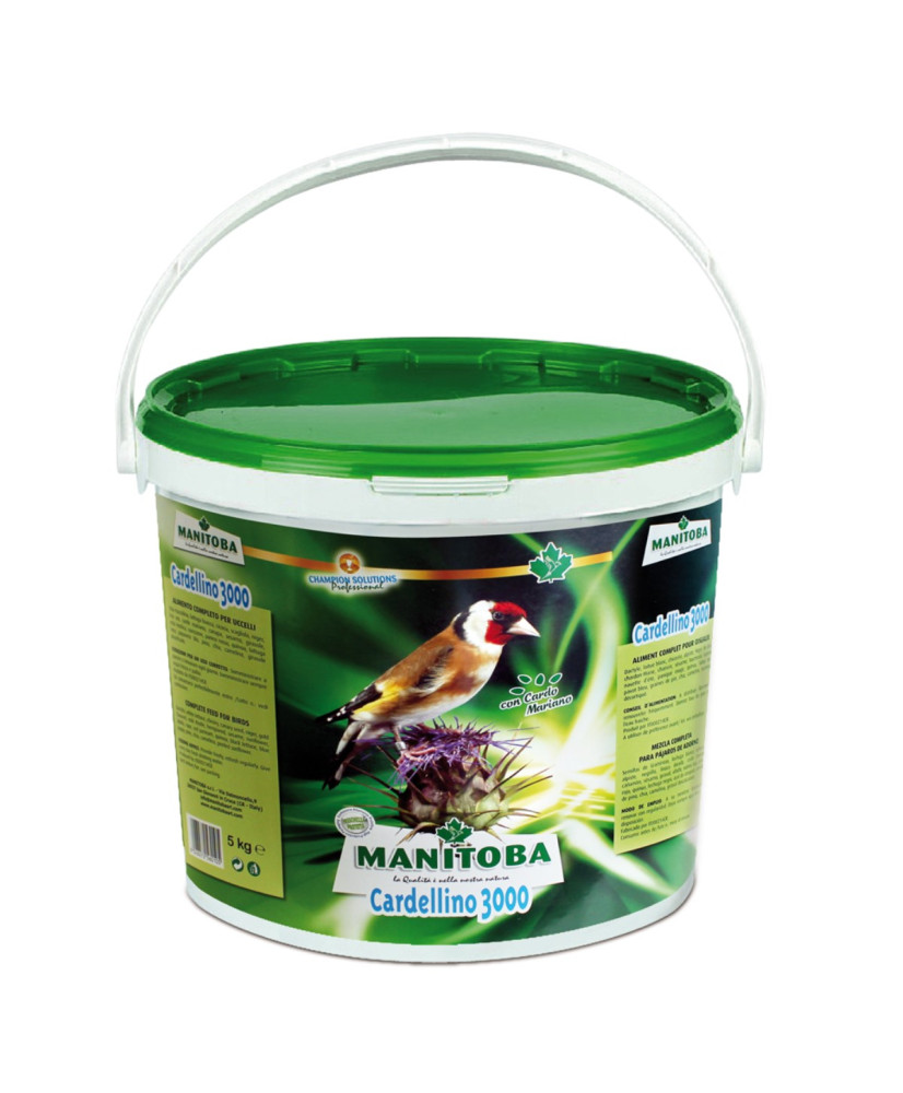 Manitoba Distelvinken en sijzen premium Cardellino 3000  5kg Manitoba Distelvinken en sijzen premium Cardellino 3000  5kg
