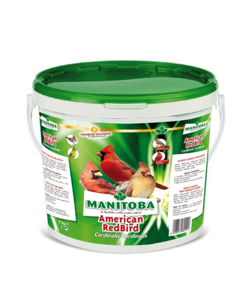 Manitoba kardinalenvoer (American Redbird) 5 kg Manitoba kardinalenvoer (American Redbird) 5 kg