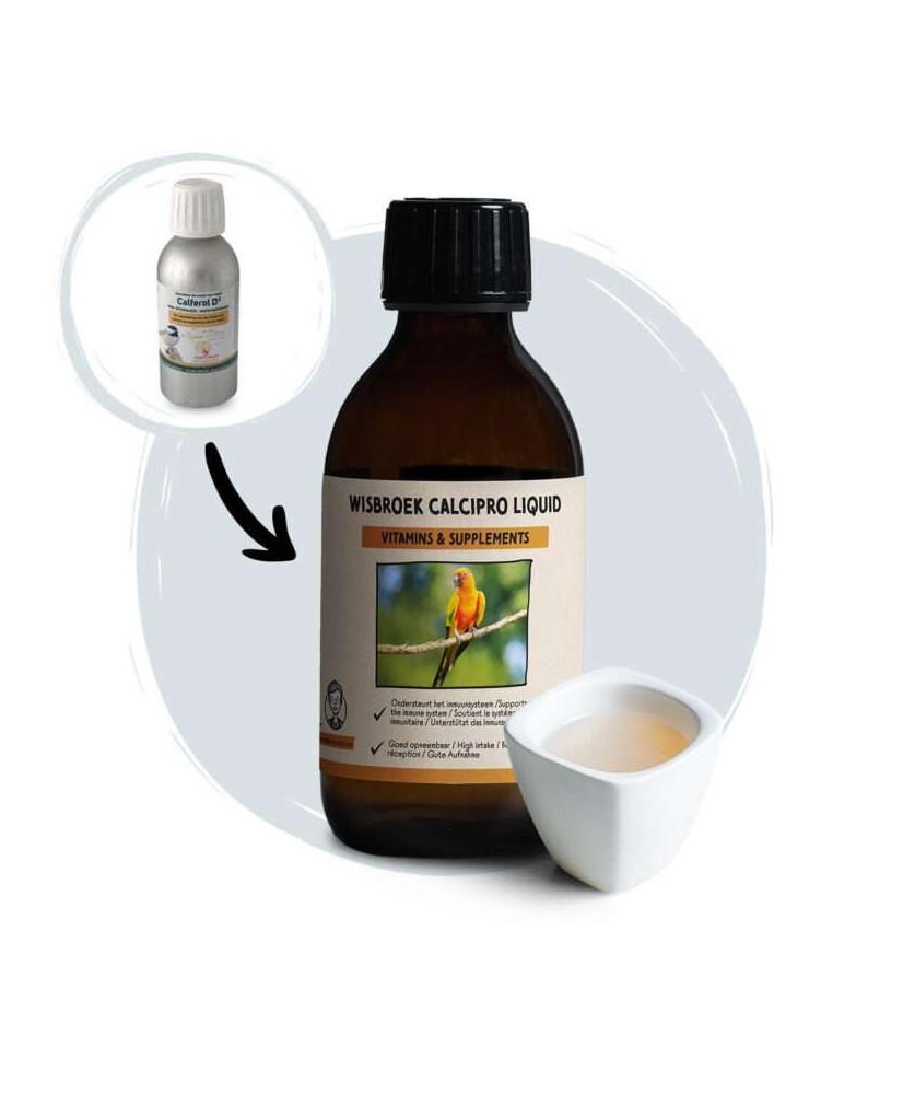 Wisbroek CalciPro Liquid (calcium concentré) 200 ml