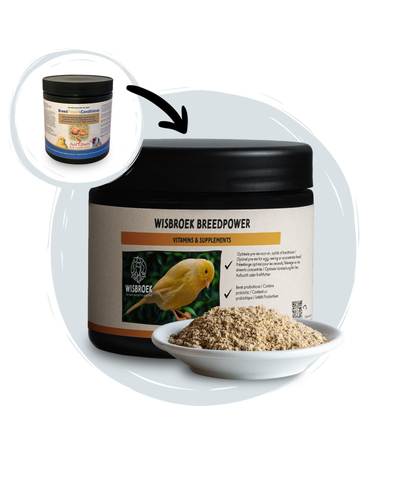 Wisbroek BreedPower (premix voor eivoer) 250 g