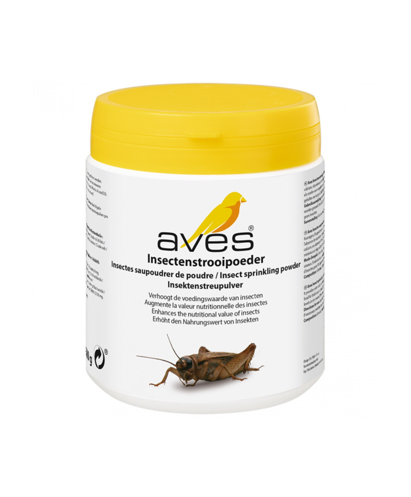 Aves insectenstrooipoeder 500g - mix om voedseldieren te verrijken
