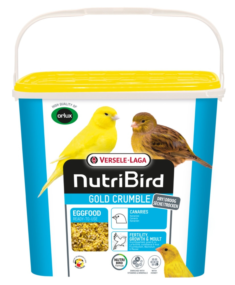 Nutribird Gold Crumble Kanarie 4kg (Orlux eivoer kanarie droog)