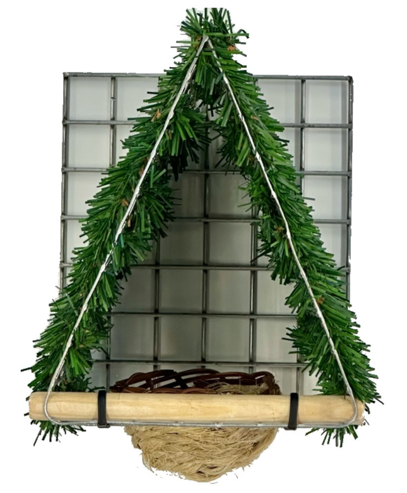 Beschut vogelnest voor Europese vogels Ø8 cm