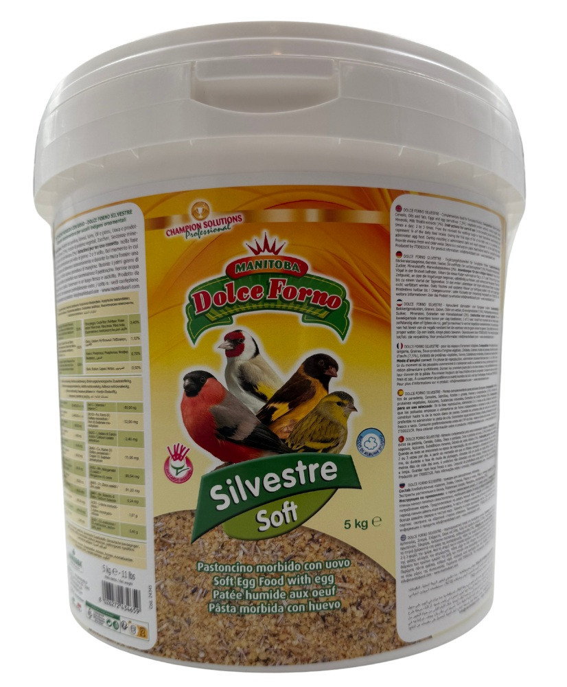 Manitoba Silvestre Soft 5kg (Eivoer voor wildzang verrijkt met mariadistel)