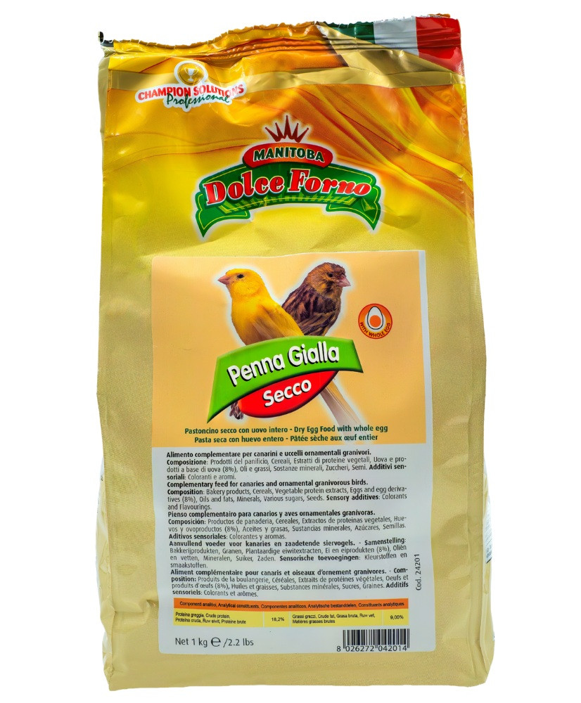 Manitoba Dolce Forno Dry 1kg (Pâtée aux oeufs canaris)