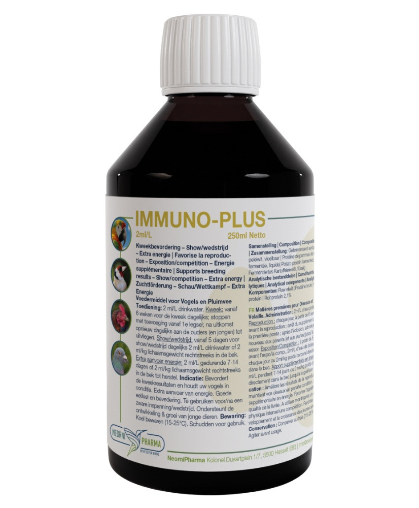 Neornipharma Immuno-Plus (Favorise la reproduction, énergie supplémentaire) 100ml