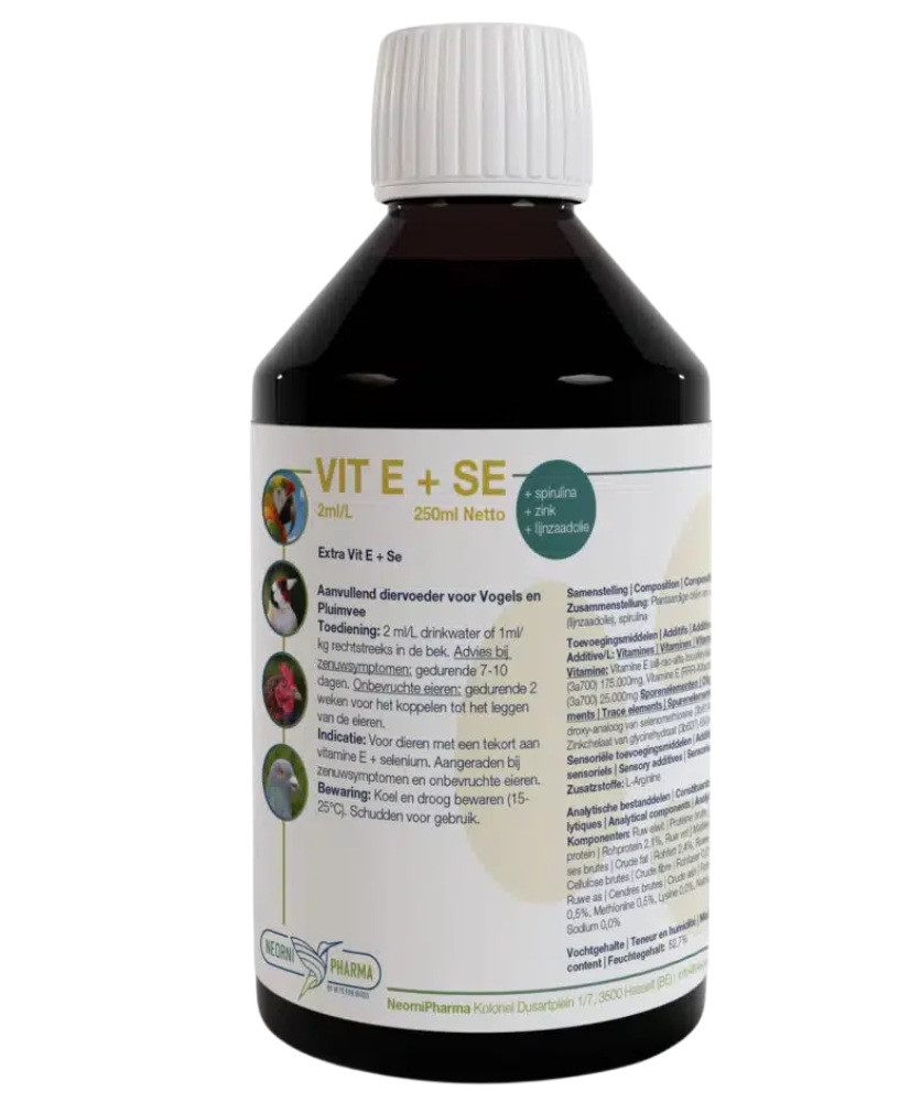 Neornipharma Vit E + Se 250ml (Vruchtbaarheid)