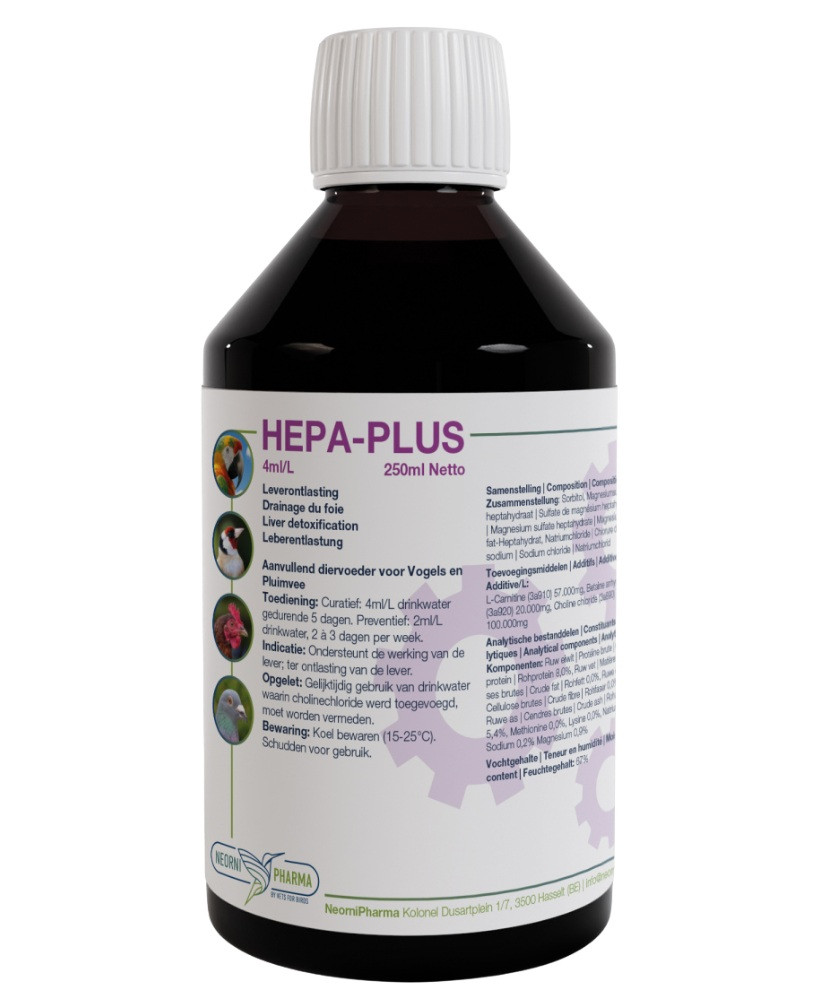 Neornipharma Hepa-Plus (soulagement du foie) 250ml