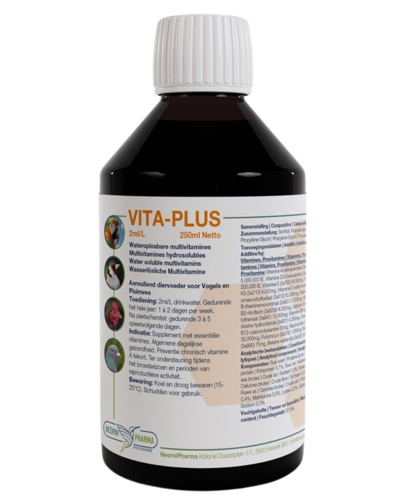 Neornipharma Vita-Plus (multivitamines hydrosolubles) 250ml
