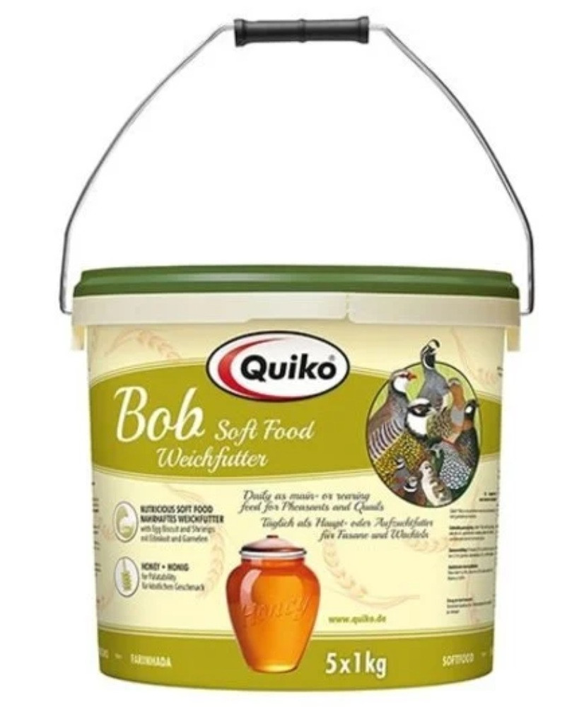 Quiko Bob (aliment d'élevage pour cailles et faisans) 5kg