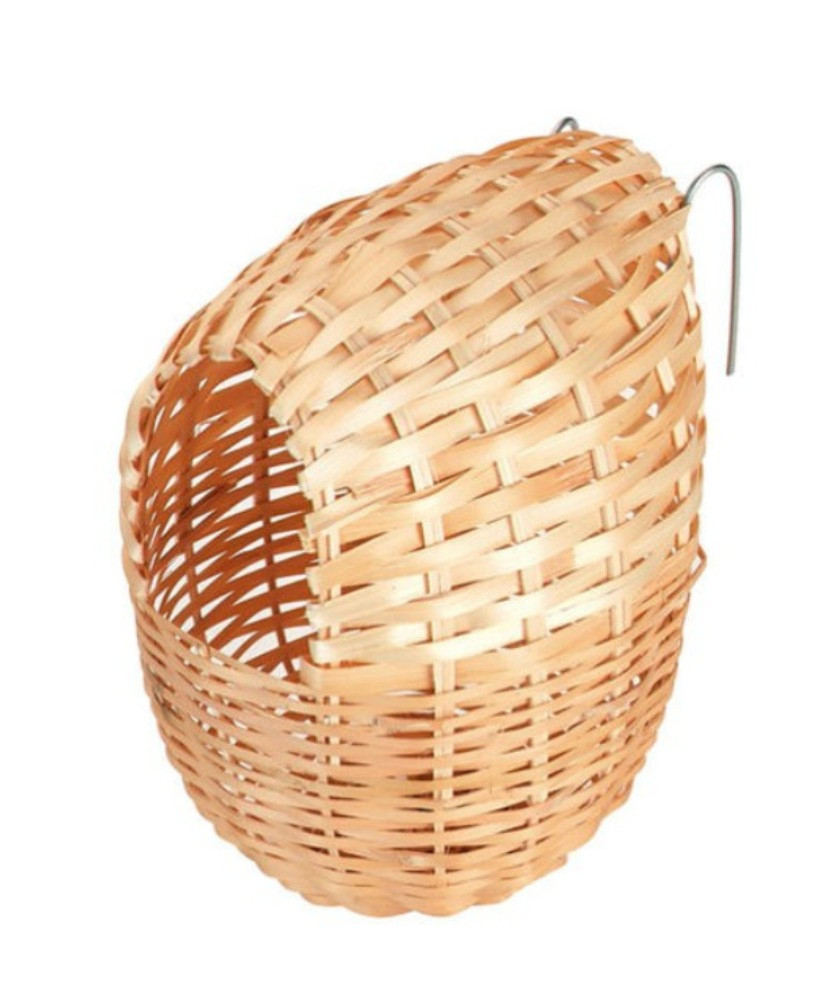 Nid exotique ferme rotin 16 cm