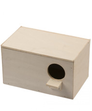 Nichoir pour inséparables horizontal