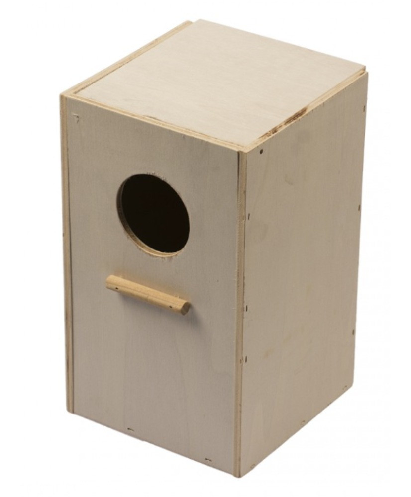 Nichoir pour agapornis vertical