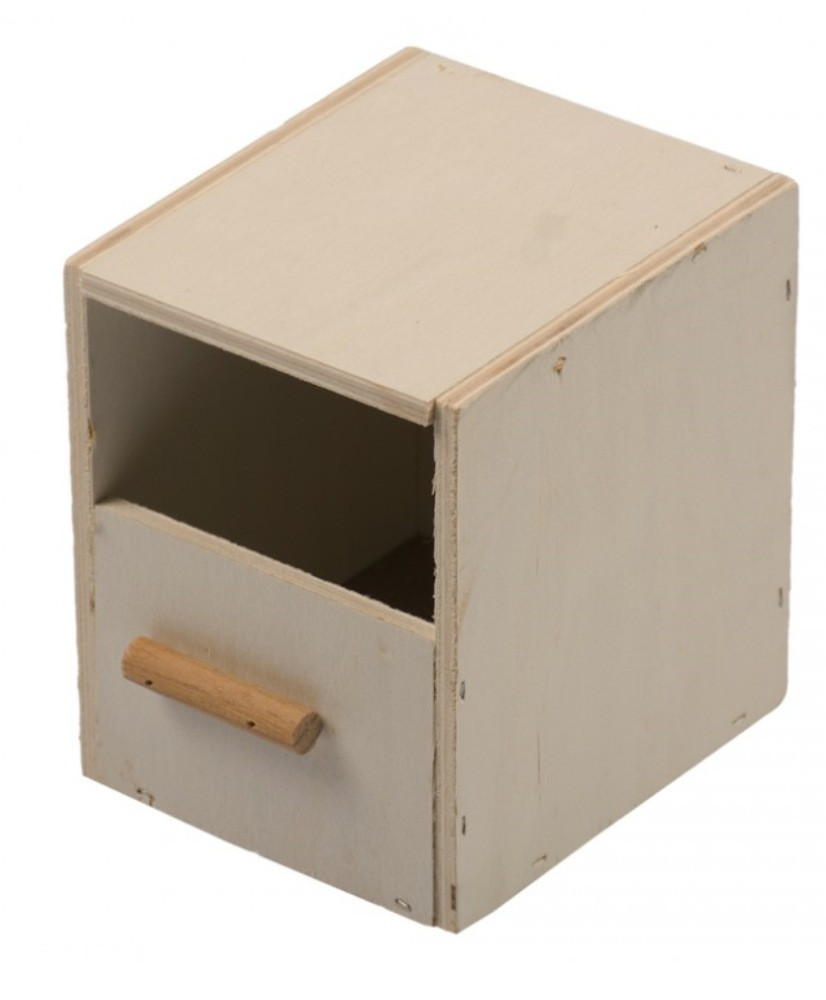 Nichoir exotique 1/3 ouvert