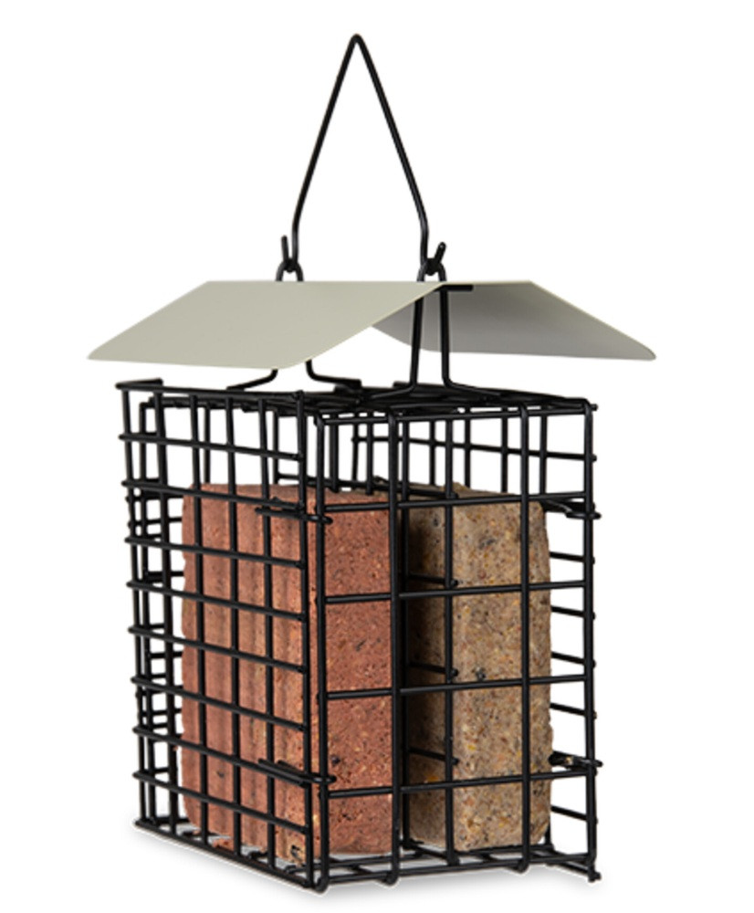 Vetblokhouder Metaal Dubbel 13x6x19cm