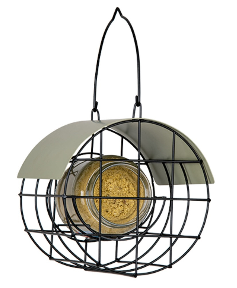 Pindakaaspot houder met beschermkooi