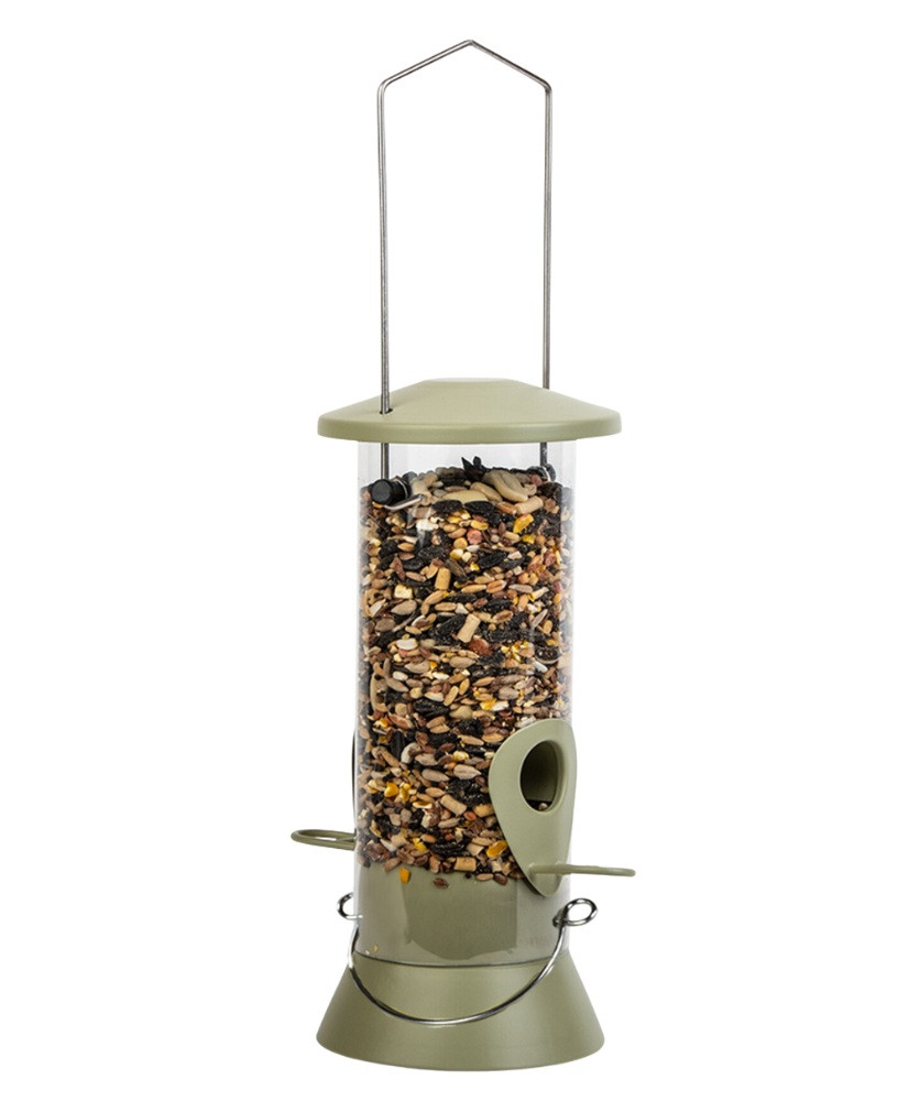 Voedersilo metaal 23cm