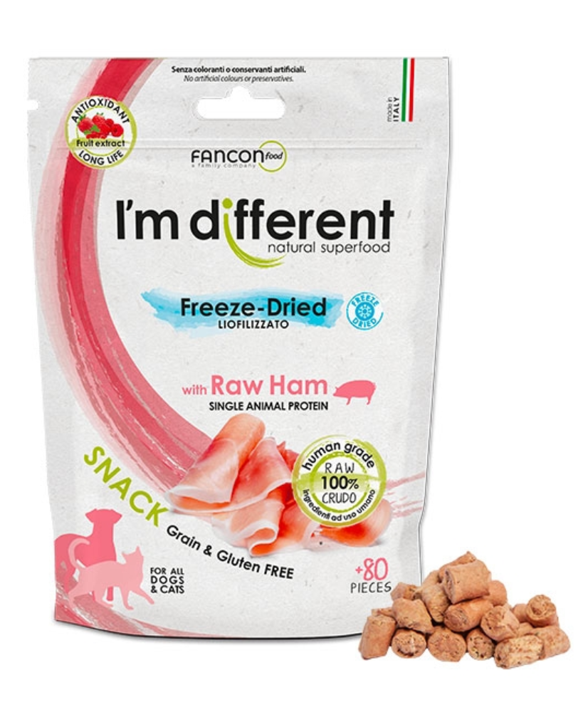 Freeze Dried Raw Ham, 100% Jambon Séché Naturel - I'm Different