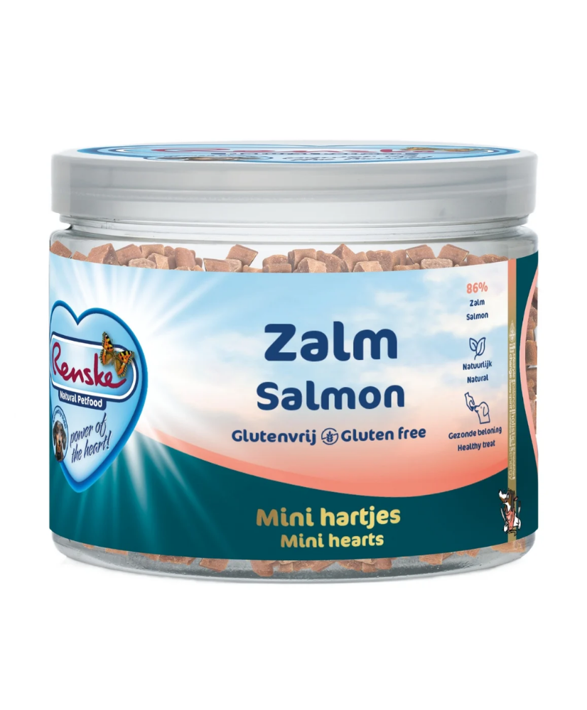 Mini Hartjes Zalm 100g - Renske