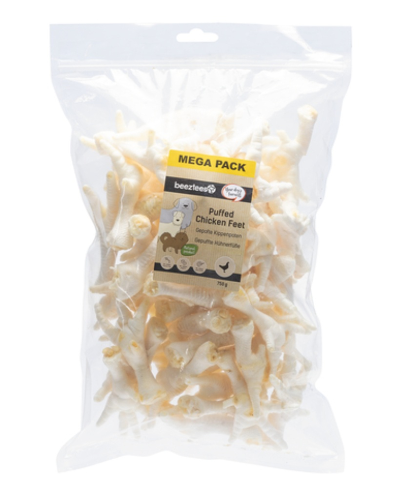 Kippenpoten Gepoft 750g - Beeztees