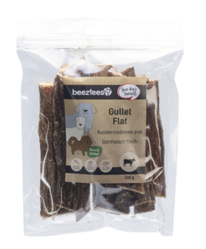 Runderroodvlees Plat 100g - Beeztees