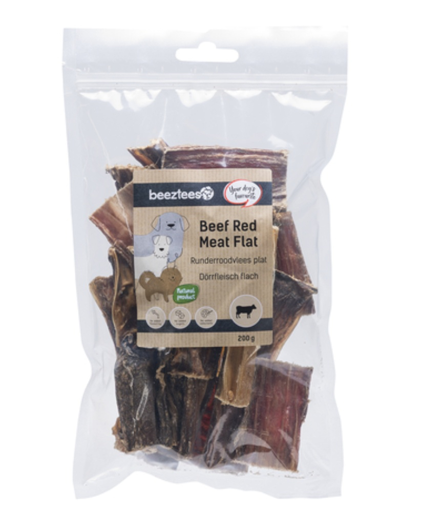 Runderroodvlees Plat 200g - Beeztees
