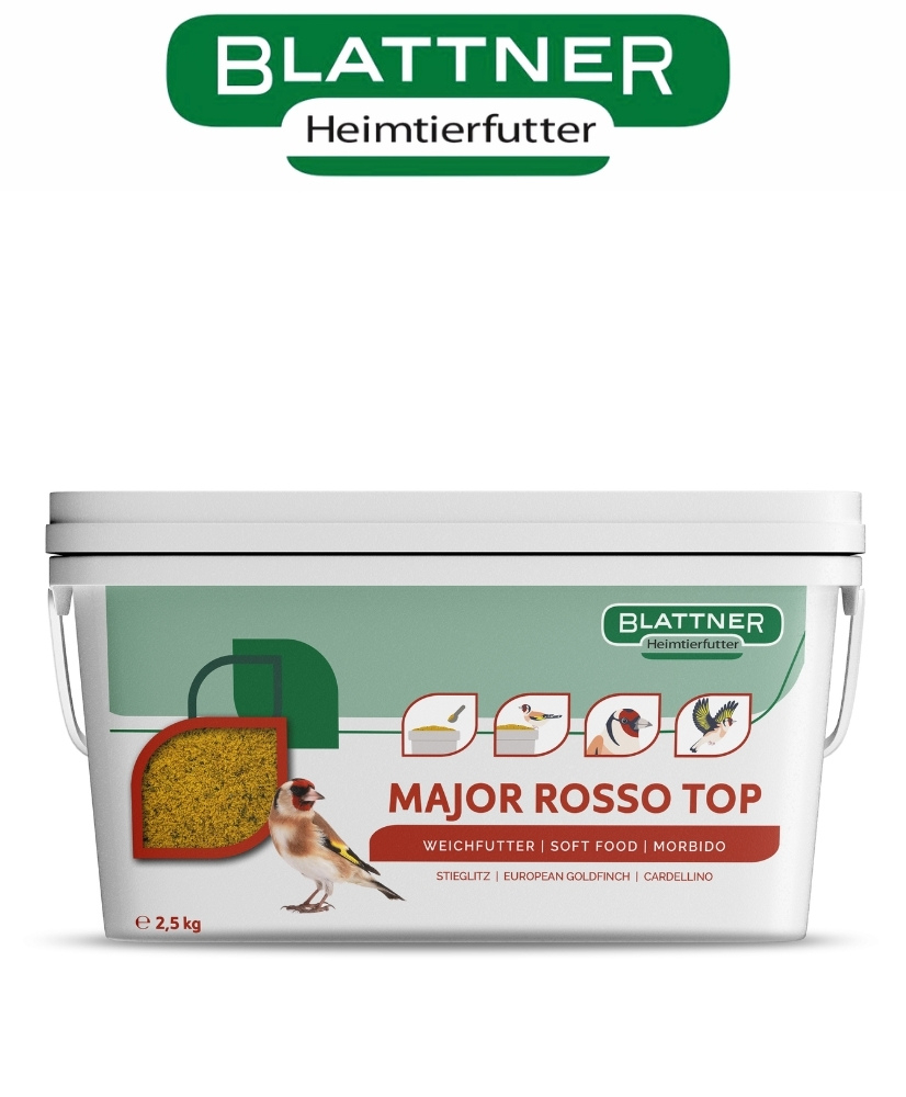 Blattner pâtée aux oeufs pour chardonnerets – Major Rosso Top 3 kg