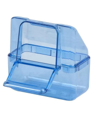 Voerbak 'Exterieur' 7x4x8cm blauw - 2GR