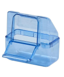 Voerbak 'Exterieur' 7x4x8cm blauw - 2GR